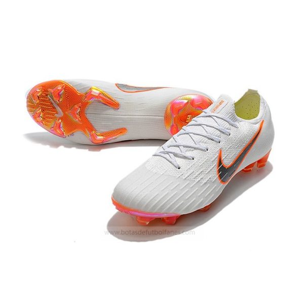 Nike Mercurial Vapor Elite FG para Mujeres Blanco Naranja